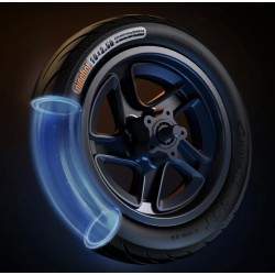 Kompletný predný ráfik s brzdovým kotúčom pre Segway F2, F2 Plus, F2 Pro alebo podobné - 10x2,5 palca Segway - Ninebot - 6 Kompl