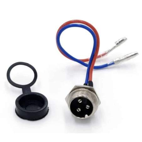 Porta di ricarica al connettore GX16 per scooter, bicicletta o veicolo elettrico  - 1 Porta di ricarica al connettore GX16 per s