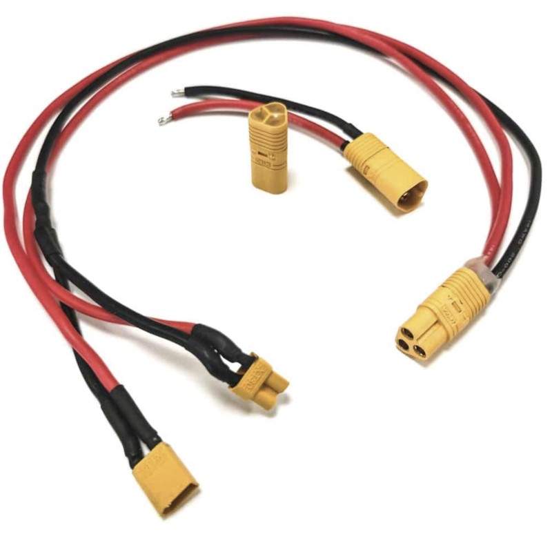 Preklopni priključni kabel za vanjsku bateriju kompatibilan sa skuterom, električnim biciklom ili sličnim  - 1 Preklopni priklju