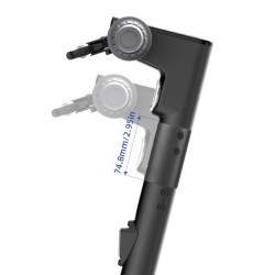 Estensore per aumentare l'altezza del manubrio su Ninebot Max G30, G2, G65 o simili. Segway - Ninebot - 1 Estensore per aumentar
