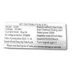 ESC nebo řídící jednotka pro elektrokoloběžku Aprilia eSRZ - originální ovladač 36V  - 2  