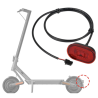 Hátsó lámpa a Xiaomi Scooter 4 Ultra vagy hasonló sárvédőjéhez  - 1 Hátsó lámpa a Xiaomi Scooter 4 Ultra vagy hasonló sárvédőjéh