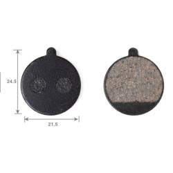 Bremseklodser til Segway F20, F25, F30, F40, D18, D28, D38 eller lignende Segway - Ninebot - 10 Bremseklodser til Segway F20, F2