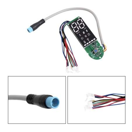 Bedieningspaneel - scherm voor Xiaomi Pro, Pro2, Essential met twee onafhankelijke kabels voor remhendel  - 3 Bedieningspaneel -