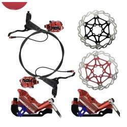 Celoten komplet 4-batnih hidravličnih zavor Monorim EB01 - ročice, čeljusti, kabel in zavorni kolut Monorim - 1