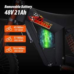 Monorim e-Moto Electric Wish007, 55 km/h, silnik 1500 W, akumulator 21Ah, regulowane zawieszenie hydrauliczne Monorim - 7 Monori