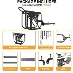 Monorim GL8 - aanhanger voor bagagerek, fietsmand of elektrische fietsen. Monorim - 10 Monorim GL8 - aanhanger voor bagagedrager