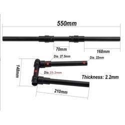 Hliníkové riadidlá sklopné o 90 stupňov  - 17 Hliníkové riadidlá sklopné o 90 stupňov
Jednoduché zloženie riadidiel do uhla 90 s