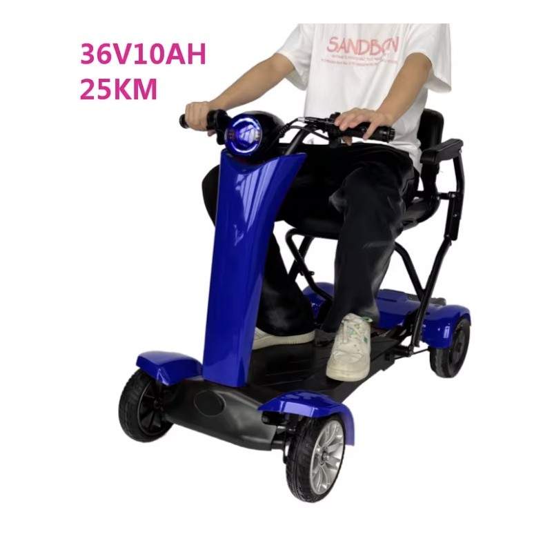 Trotineta electrica pliabila cu patru roti cu scaun pentru varstnici Segway - Ninebot - 4  