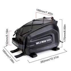 Waterproof bag for motorcycle or bicycle Wild Man - 4  