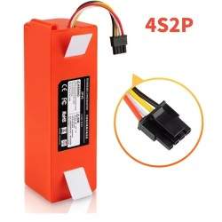 Xiaomi Robotdammsugare Ersättningsbatteri 14,4V för Xiaomi Roborock S55 S60 S65 S50 S51 S5 MAX S6 Xiaomi - 2  