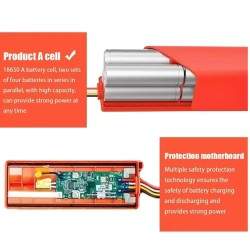 Batería de repuesto para Robot aspirador Xiaomi 14,4V para Xiaomi Roborock S55 S60 S65 S50 S51 S5 MAX S6 Xiaomi - 3  