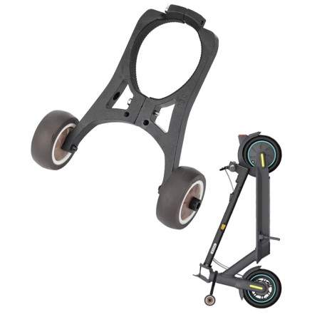 Supporto in metallo con ruote scorrevoli per monopattini elettrici Xiaomi, Segway serie F/D, Ninebot Max Series o simili  - 5 Su