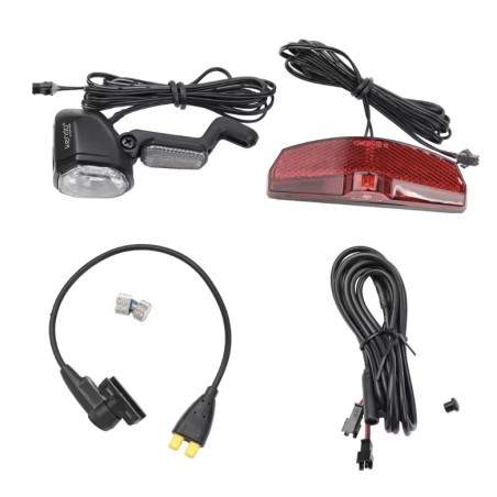 Sensore di velocità Tongsheng TSDZ2 con splitter a "Y" per fari e fanali posteriori, motore centrale 36V/48V Tongsheng - 2  