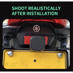 Wodoodporny system wykrywania martwego pola (kąt 130º) dla skutera, roweru lub motocykla KROXNE - 9  