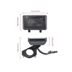 Scherm of bedieningspaneel voor Zwheel, ZRino SE, ZRino Duo Max, iScooter iX3, iScooter, iX4  of soortgelijke scooter  - 9 Scher