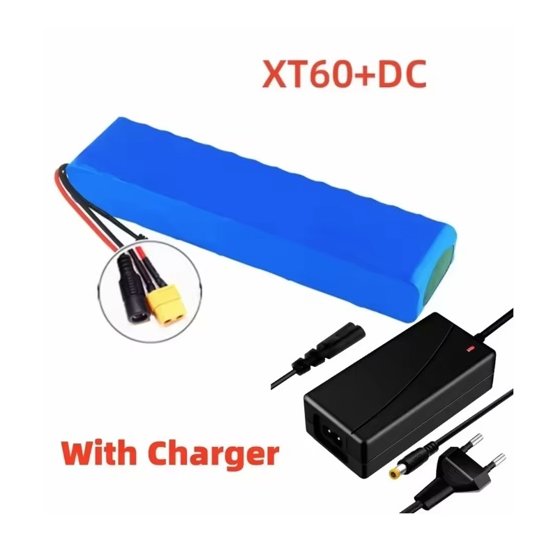 Bataría 20000mah 48v me fortistí 54,6v 2a xt60-dc, bullet-sm, T plug-dc, xt60-sm, xt60-plug KROXNE - 6  
