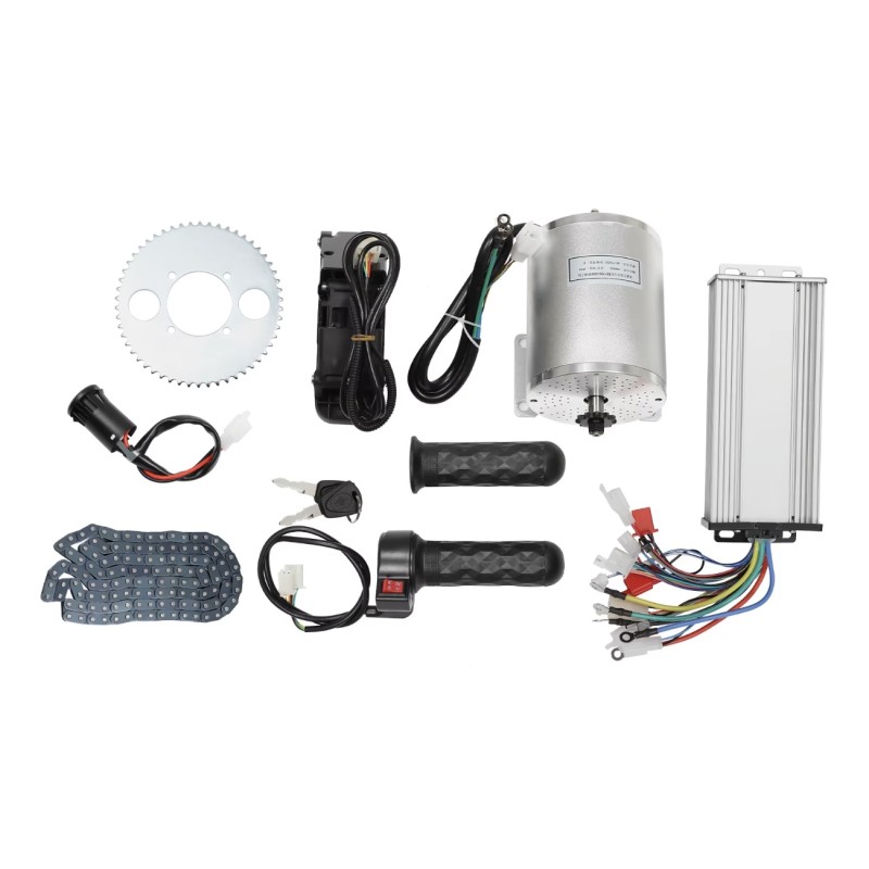 Borstlöst motorkit (kontroll, motor, gasreglage) för fyrhjuling, skoter, cykel eller motorcykel DIY 48-72v 3000w KROXNE - 1  