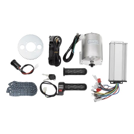 Brushless motor kit (controller, motor, throttle) for quad, scooter, bicycle or motorcycle DIY 48-72v 3000w KROXNE - 1  