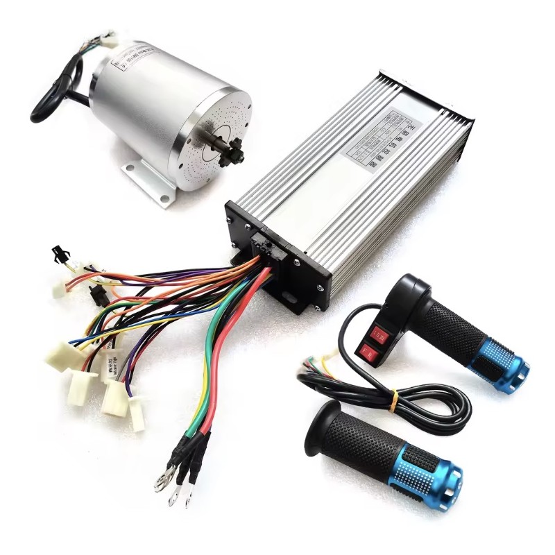 Kit DIY com motor elétrico sem escovas DC 60V/72V com controlador de alta velocidade para GoKart, bicicleta, scooter KROXNE - 1 