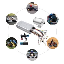 Kit DIY com motor elétrico sem escovas DC 60V/72V com controlador de alta velocidade para GoKart, bicicleta, scooter KROXNE - 7 