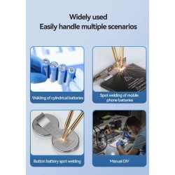 Hand-Punktschweißgerät H1 mit 11 und H2 mit 90 einstellbaren Modi für Lithiumbatterien KROXNE - 5  