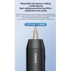 Cheirós Spot Welder H1 me 11 kai H2 me 90 rythmizómenes leitourgíes gia bataríes lithíou KROXNE - 9  