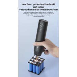 Käeshoitav punktkeevitusseade H1 11 ja H2 90 reguleeritava režiimiga liitiumakudele KROXNE - 11  